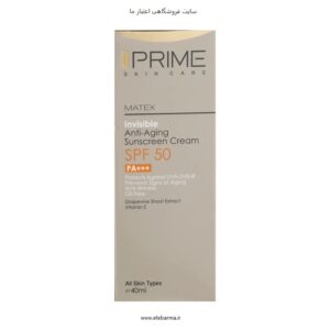کرم ضد آفتاب بدون رنگ پریم SPF50
