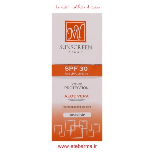 کرم ضدآفتاب بدون رنگ مای مدل SPF30