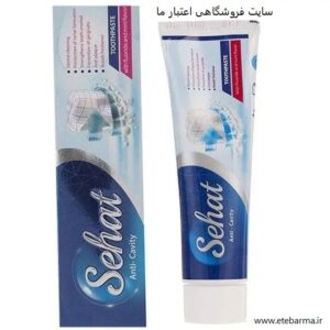 خمیر دندان فلوراید سیلیکایی صحت مدل Anti Cavity وزن 80 گرم