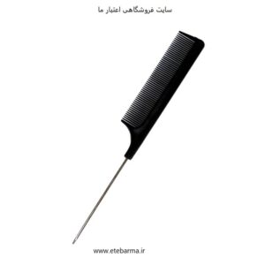 شانه مو مدل دم باریک فلزی