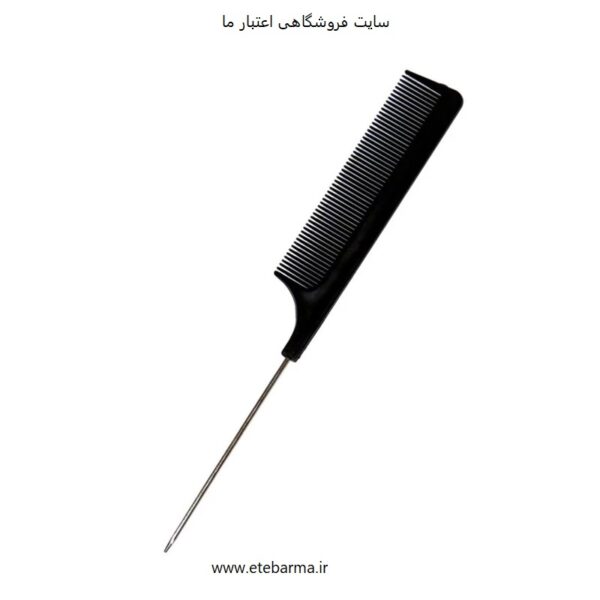 شانه مو مدل دم باریک فلزی