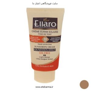 کرم ضد آفتاب الارو سری Foundation Effect مدل Natural Beige حجم 40 میلی لیتر