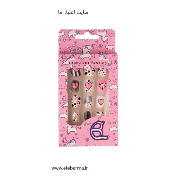 ناخن مصنوعی ژله ای بچه جعبدار
