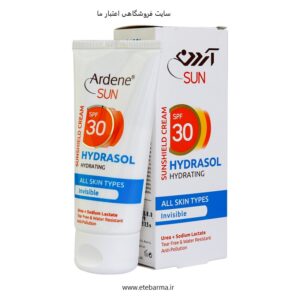کرم ضد آفتاب بی رنگ آردن SPF 30 مدل HYDRASOL ‌مناسب انواع پوست حجم 50 میلی