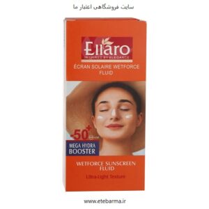 فلوئید ضدآفتاب بی‌رنگ الارو SPF50 مدل Ultra Light حجم 50 میلی لیتر